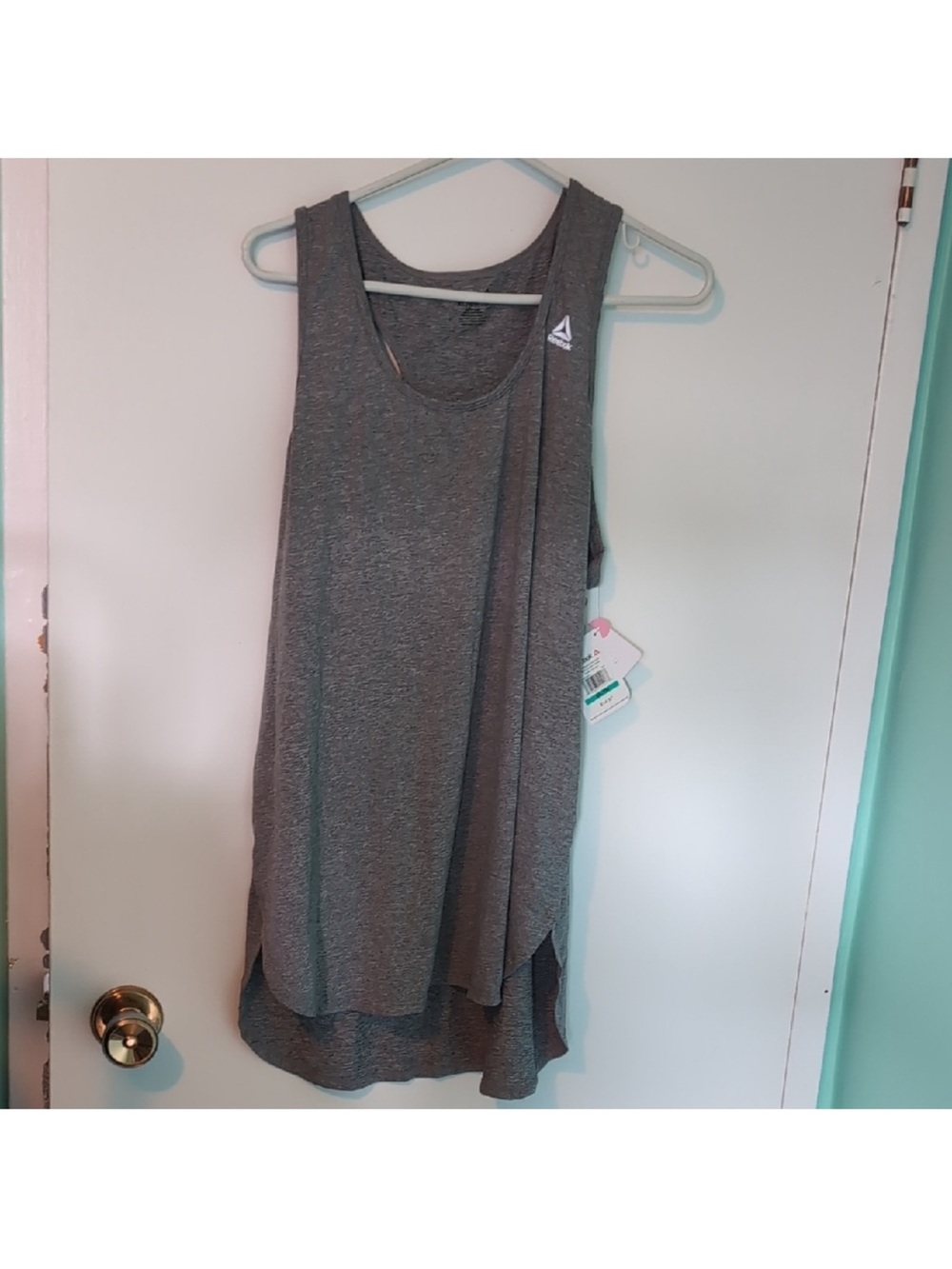 NWT Reebok Gray Racer back Tank